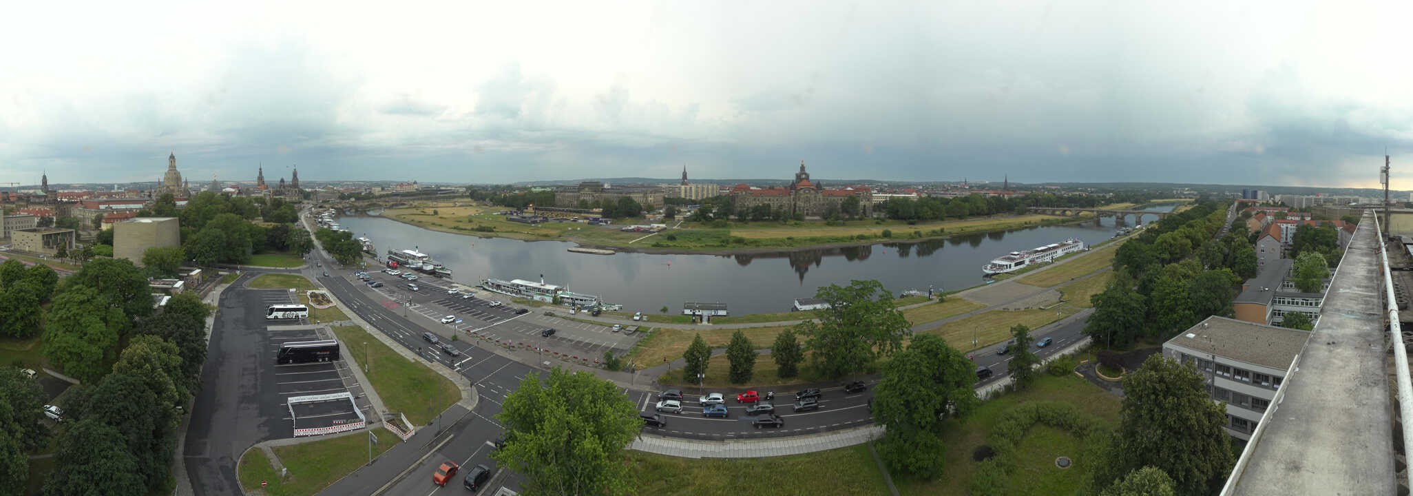 Archiv Foto Webcam Dresden - Elbpanorama