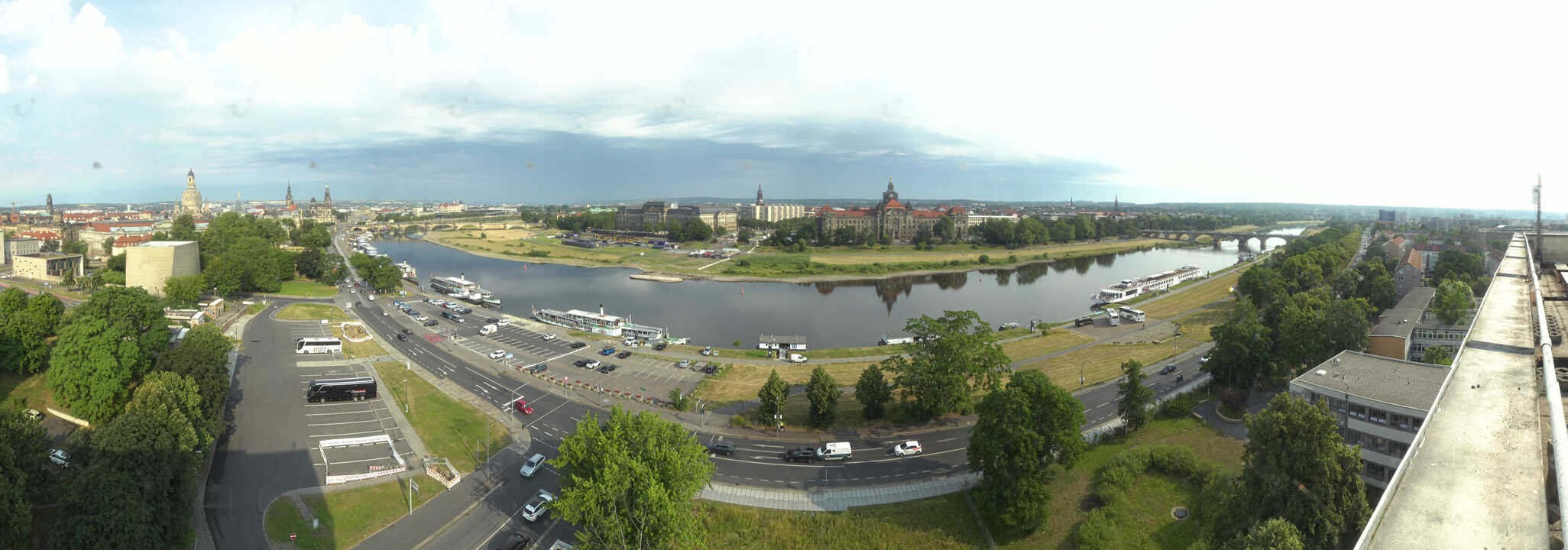 Archiv Foto Webcam Dresden - Elbpanorama
