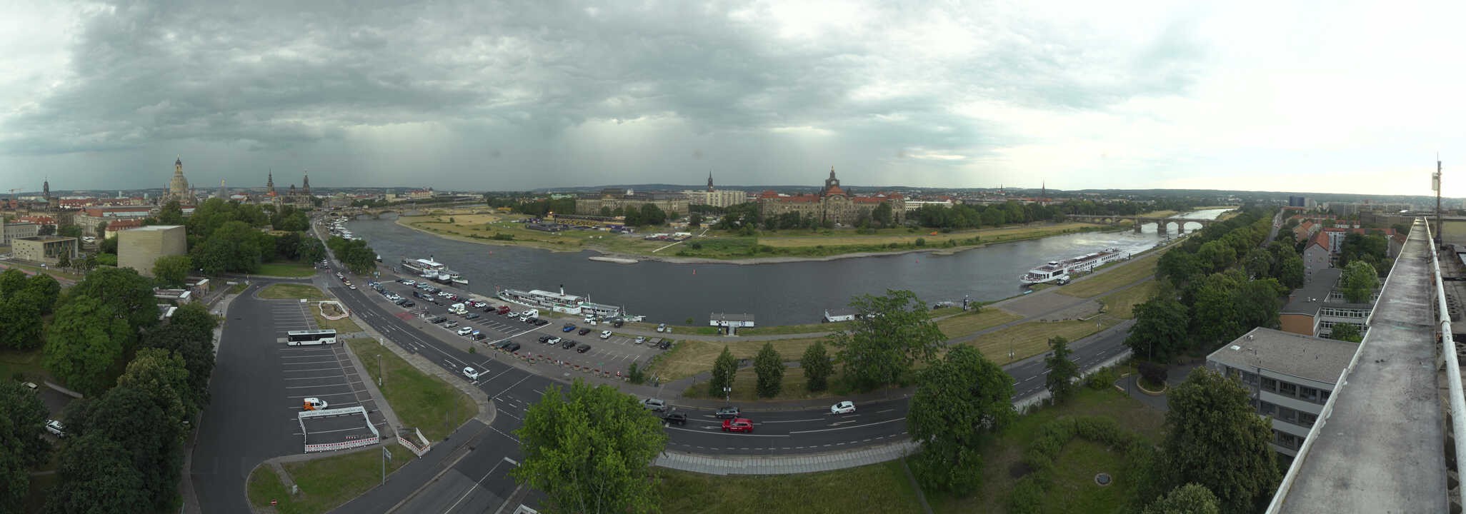 Archiv Foto Webcam Dresden - Elbpanorama