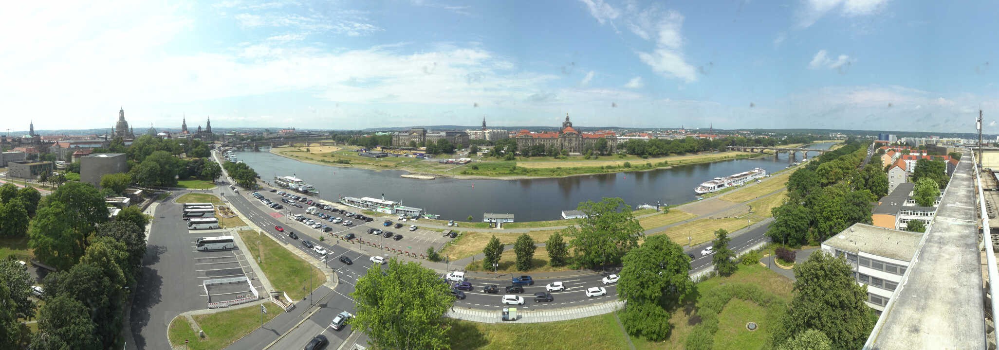 Archiv Foto Webcam Dresden - Elbpanorama