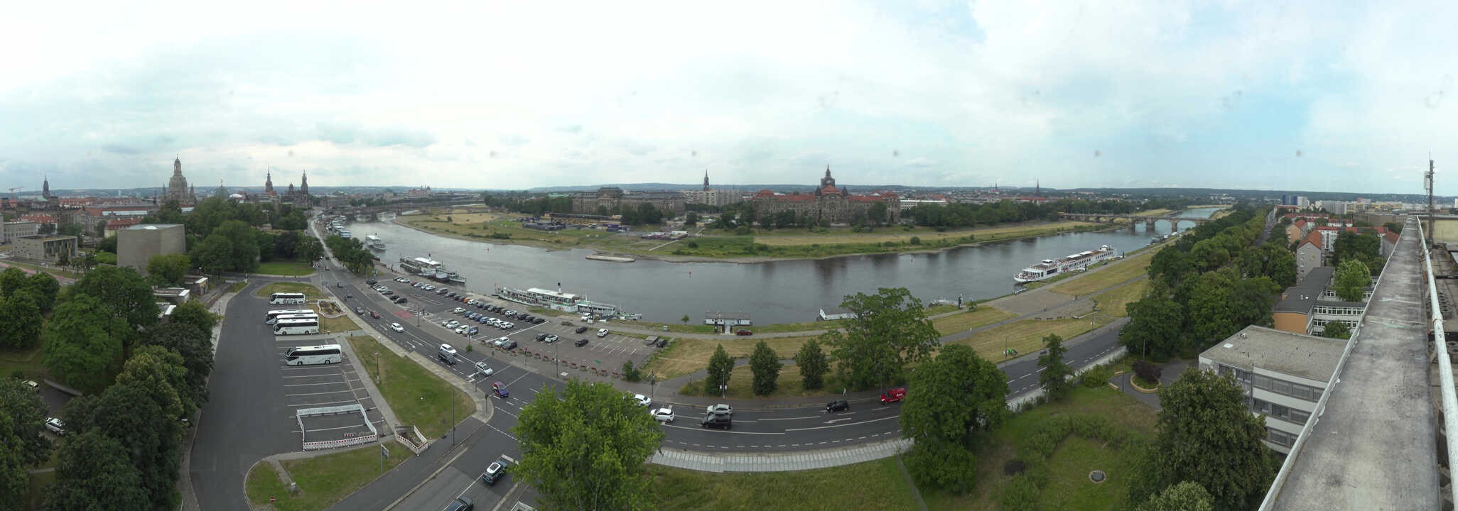 Archiv Foto Webcam Dresden - Elbpanorama