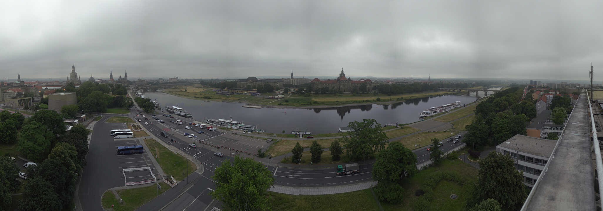 Archived image Webcam Dresden - Panoramic view of the city