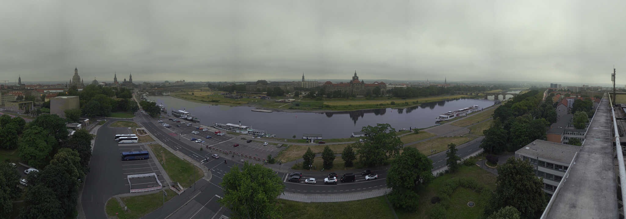 Archiv Foto Webcam Dresden - Elbpanorama
