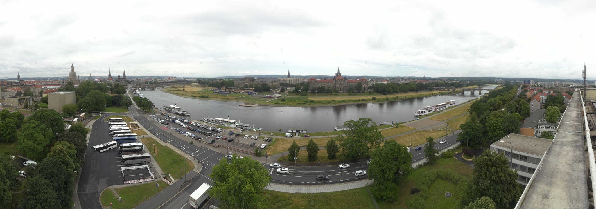 Archiv Foto Webcam Dresden - Elbpanorama