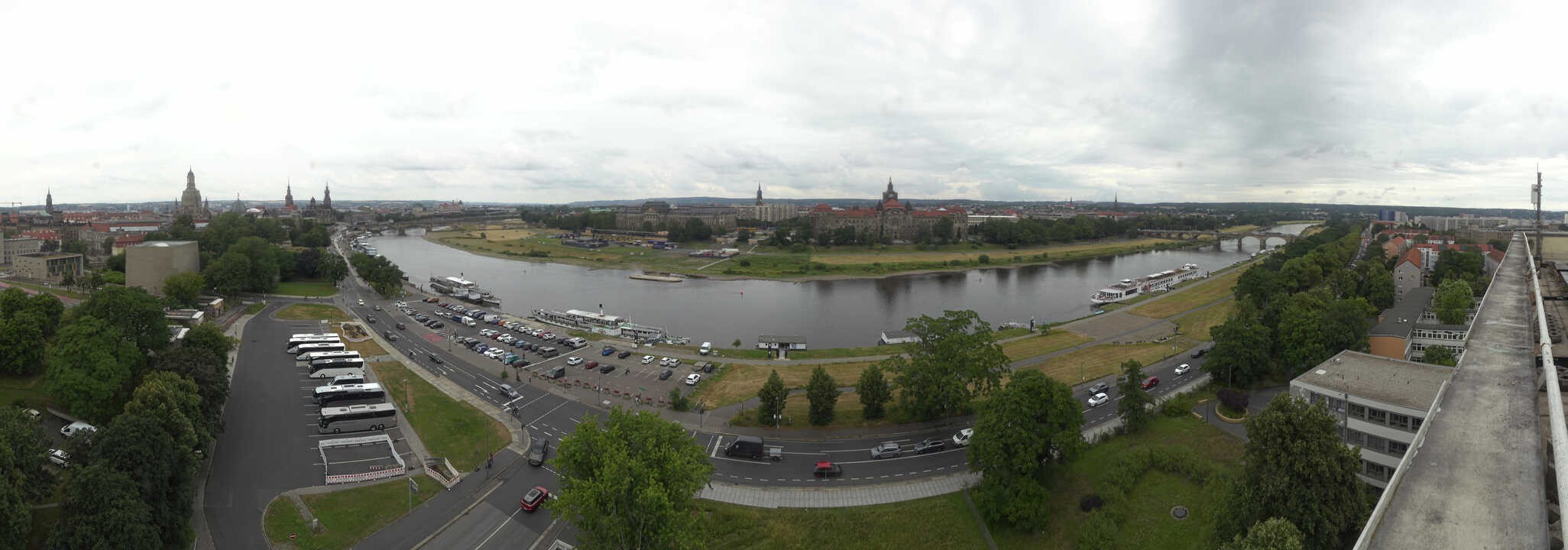 Archiv Foto Webcam Dresden - Elbpanorama