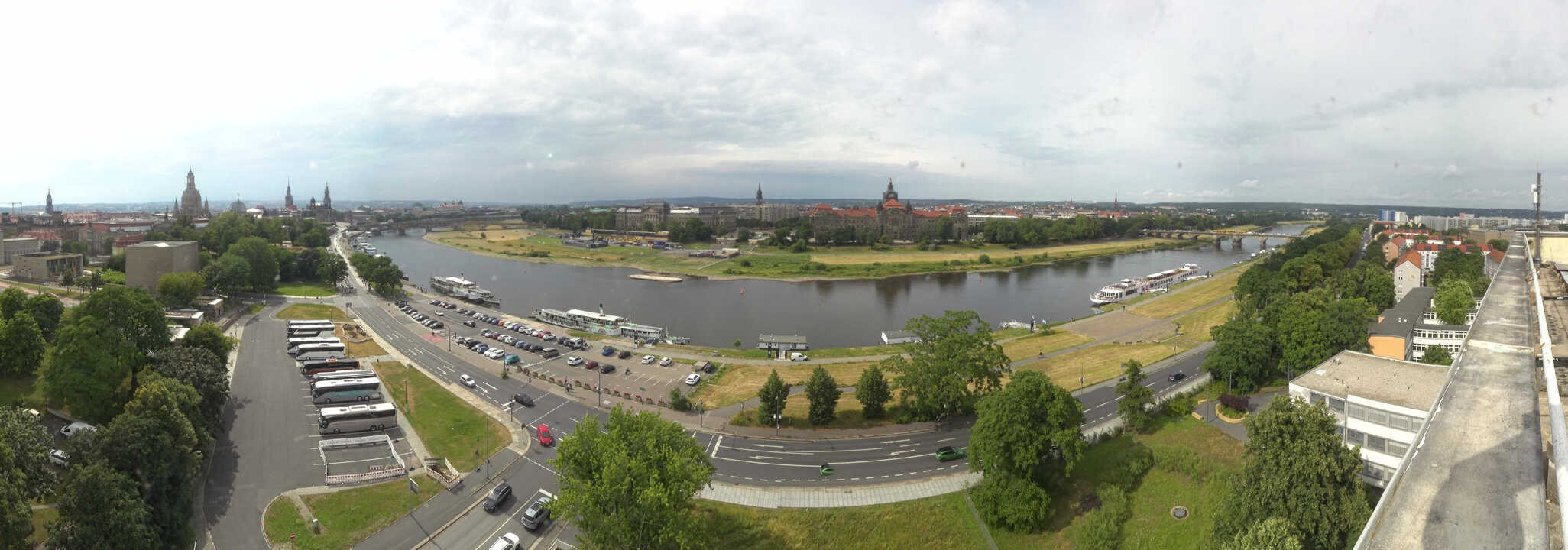 Archiv Foto Webcam Dresden - Elbpanorama