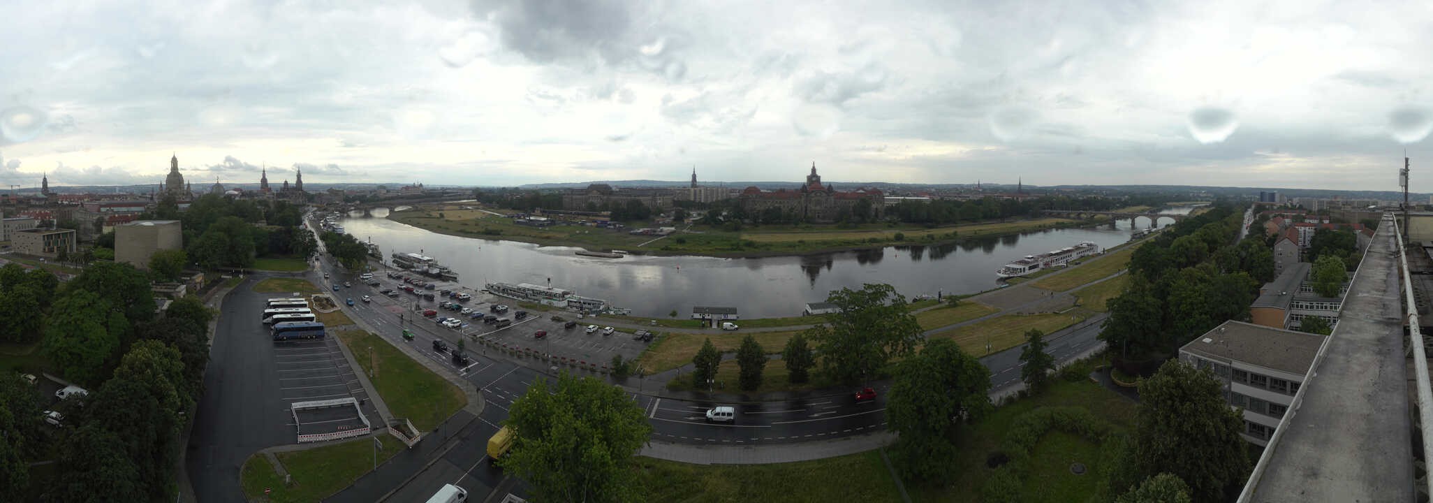 Archiv Foto Webcam Dresden - Elbpanorama