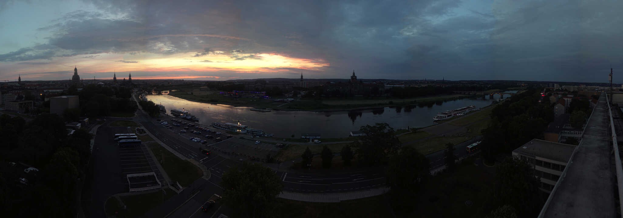 Archived image Webcam Dresden - Panoramic view of the city