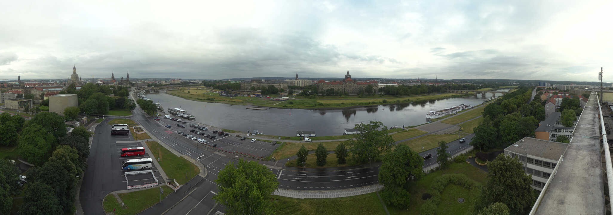 Archived image Webcam Dresden - Panoramic view of the city