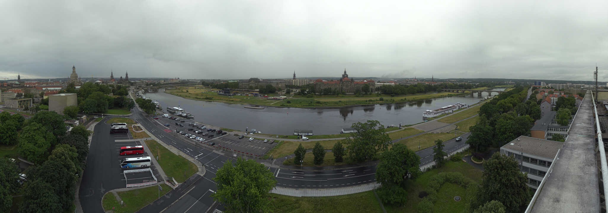 Archived image Webcam Dresden - Panoramic view of the city