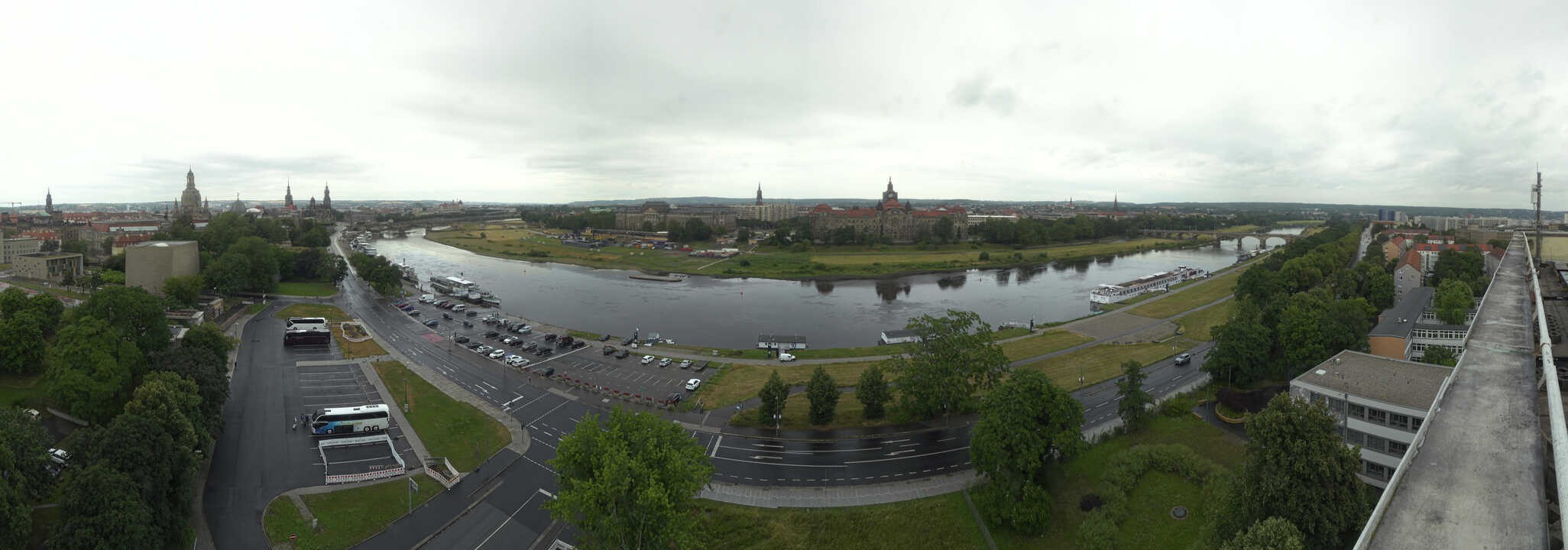 Archived image Webcam Dresden - Panoramic view of the city