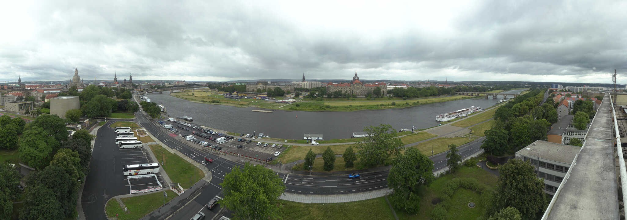 Archived image Webcam Dresden - Panoramic view of the city