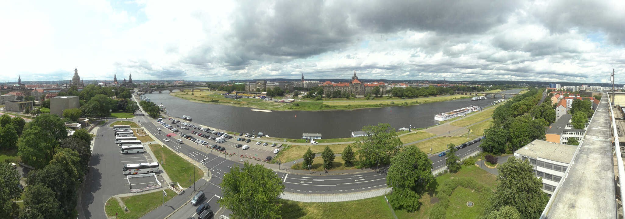 Archived image Webcam Dresden - Panoramic view of the city