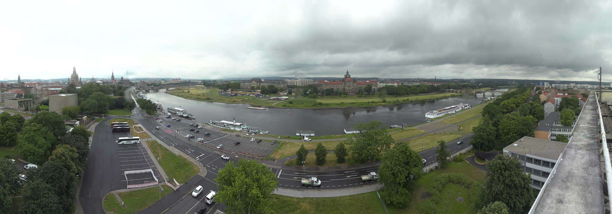 Archived image Webcam Dresden - Panoramic view of the city