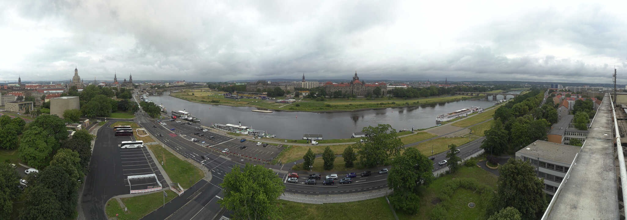 Archived image Webcam Dresden - Panoramic view of the city