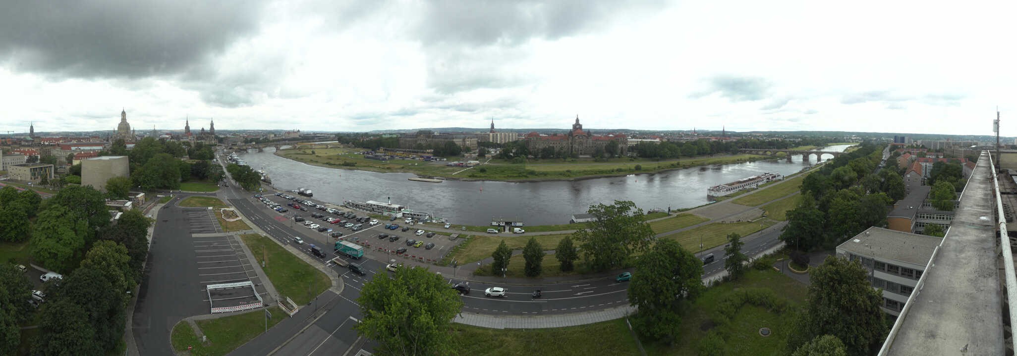 Archived image Webcam Dresden - Panoramic view of the city