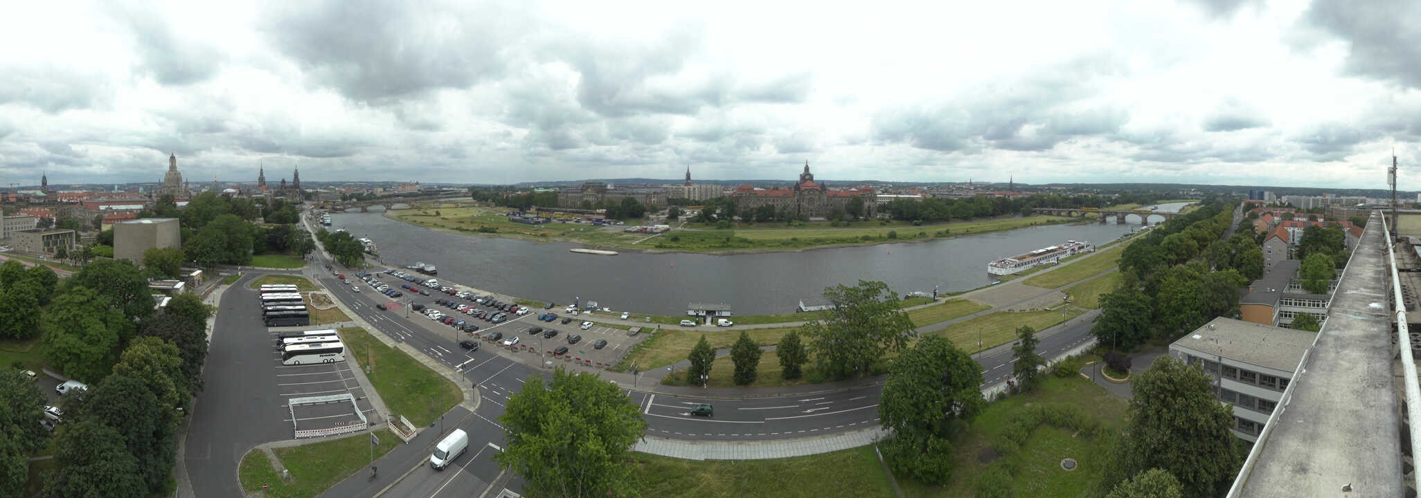 Archived image Webcam Dresden - Panoramic view of the city