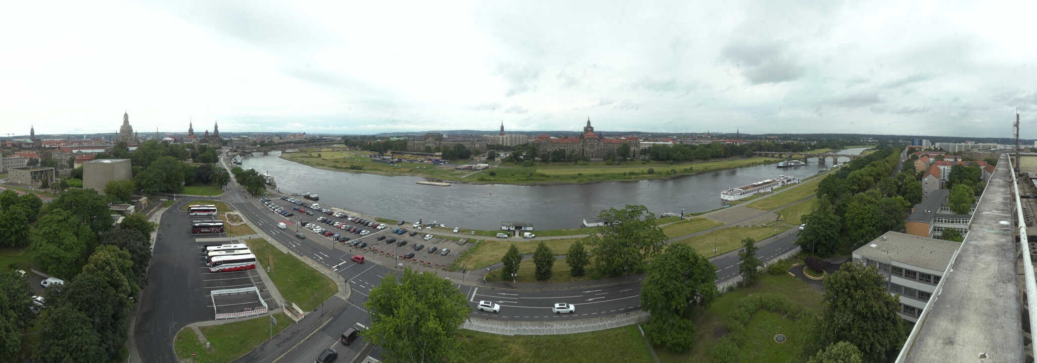 Archived image Webcam Dresden - Panoramic view of the city
