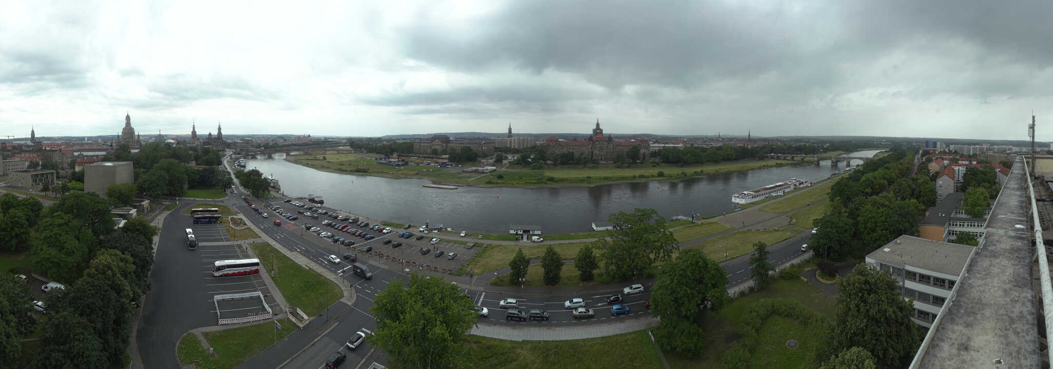 Archived image Webcam Dresden - Panoramic view of the city