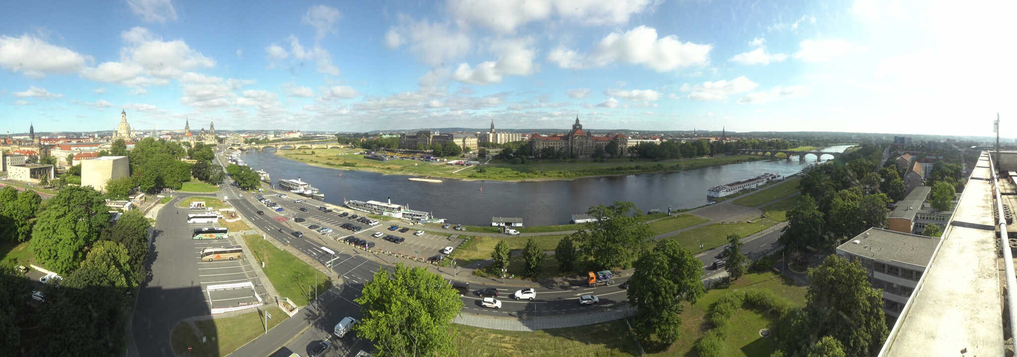 Archiv Foto Webcam Dresden - Elbpanorama