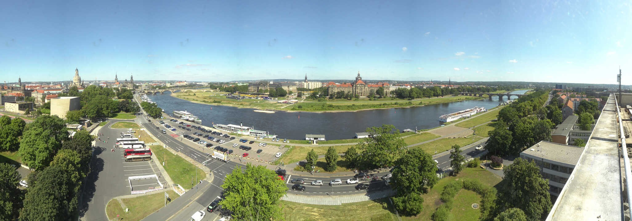 Archiv Foto Webcam Dresden - Elbpanorama