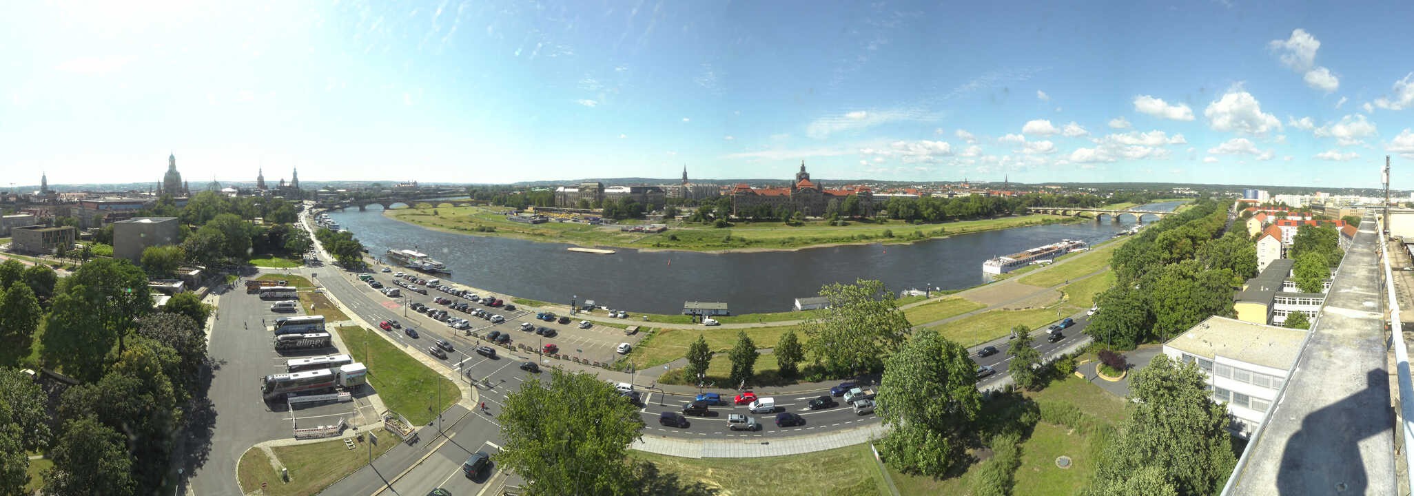 Archiv Foto Webcam Dresden - Elbpanorama