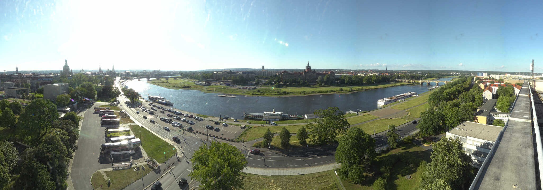 Archiv Foto Webcam Dresden - Elbpanorama