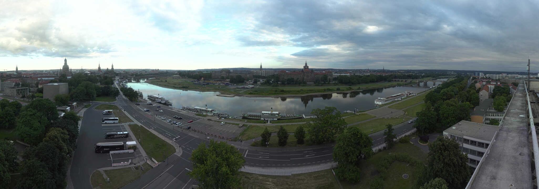 Archived image Webcam Dresden - Panoramic view of the city