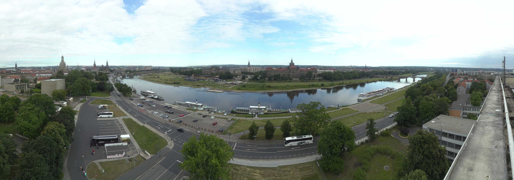 Archived image Webcam Dresden - Panoramic view of the city