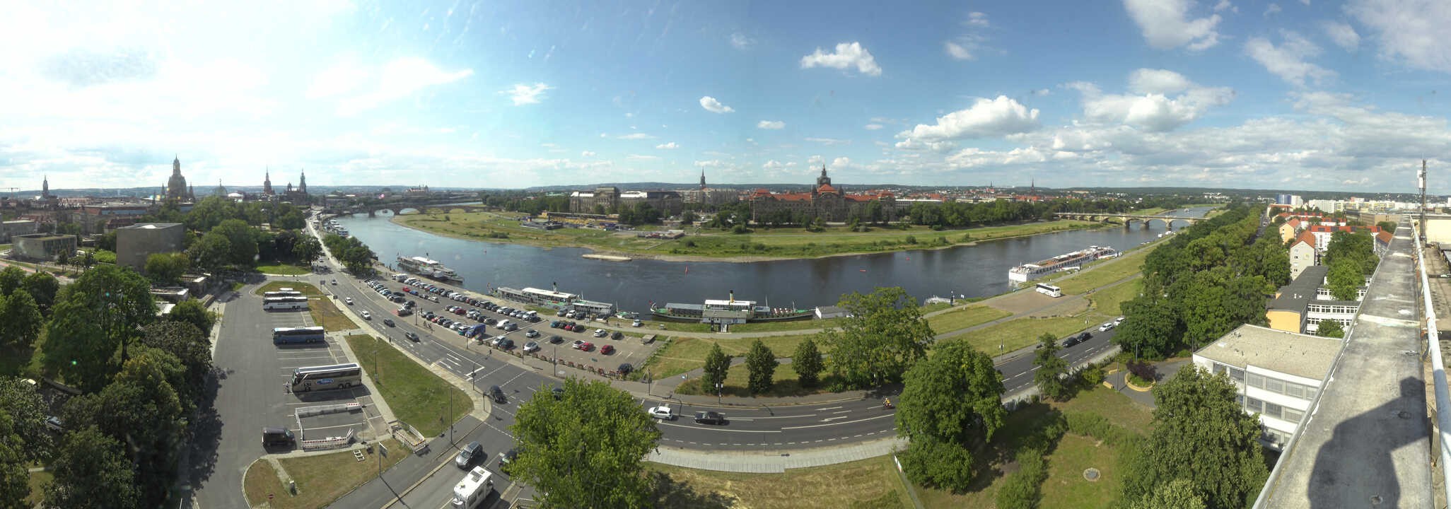 Archived image Webcam Dresden - Panoramic view of the city