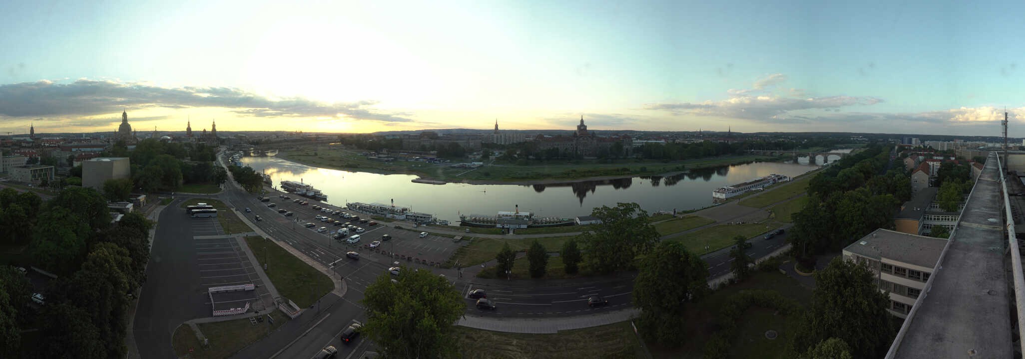 Archived image Webcam Dresden - Panoramic view of the city