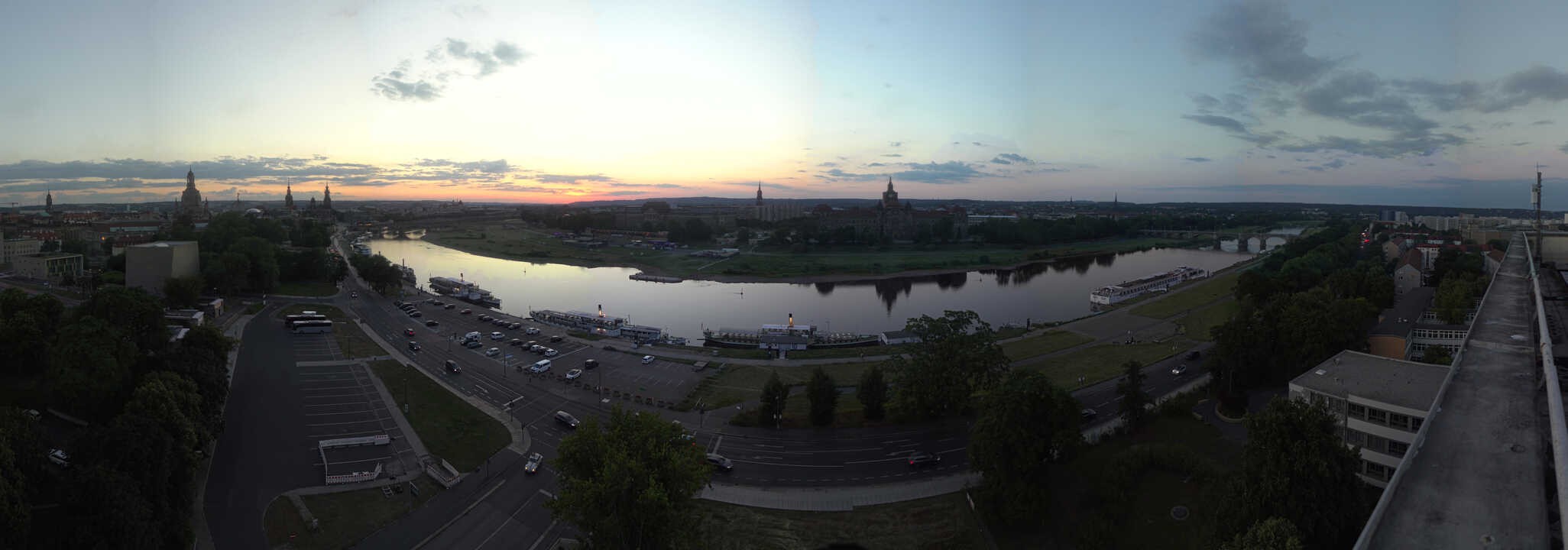 Archiv Foto Webcam Dresden - Elbpanorama