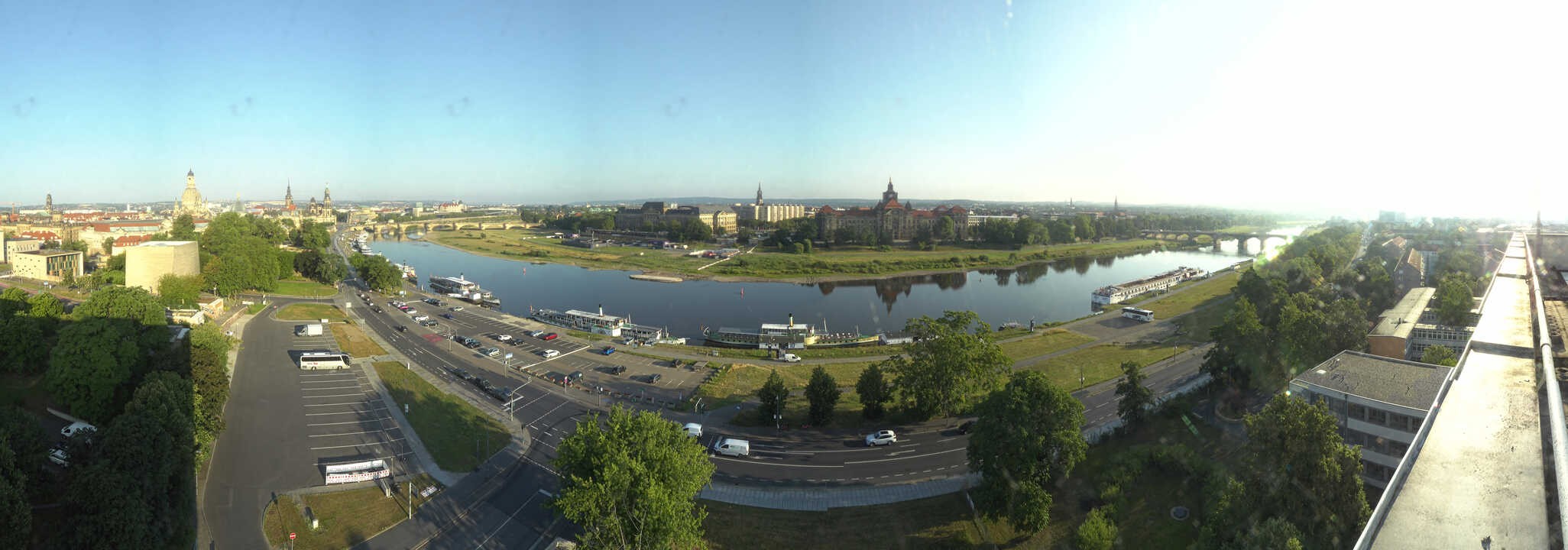 Archived image Webcam Dresden - Panoramic view of the city
