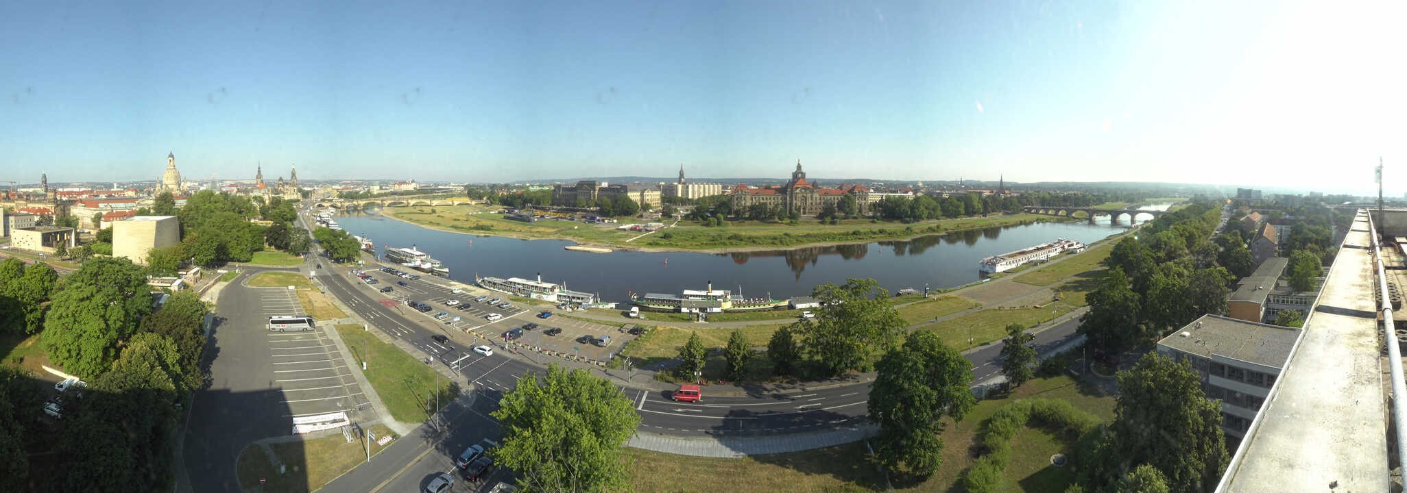 Archived image Webcam Dresden - Panoramic view of the city
