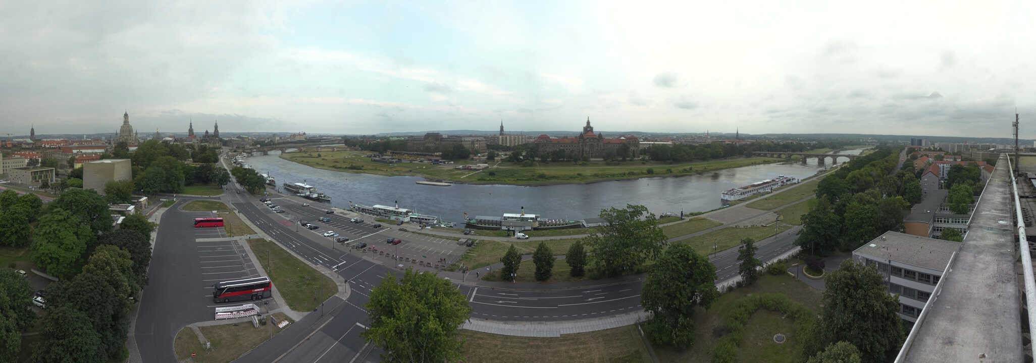Archived image Webcam Dresden - Panoramic view of the city