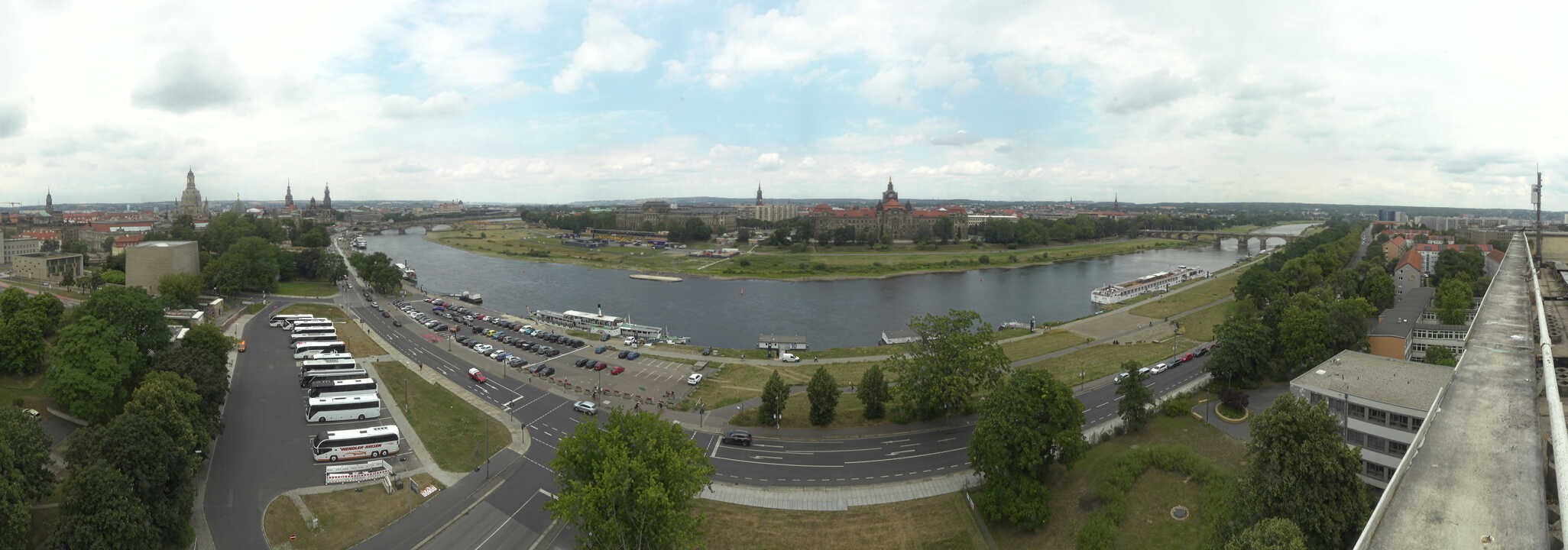 Archived image Webcam Dresden - Panoramic view of the city