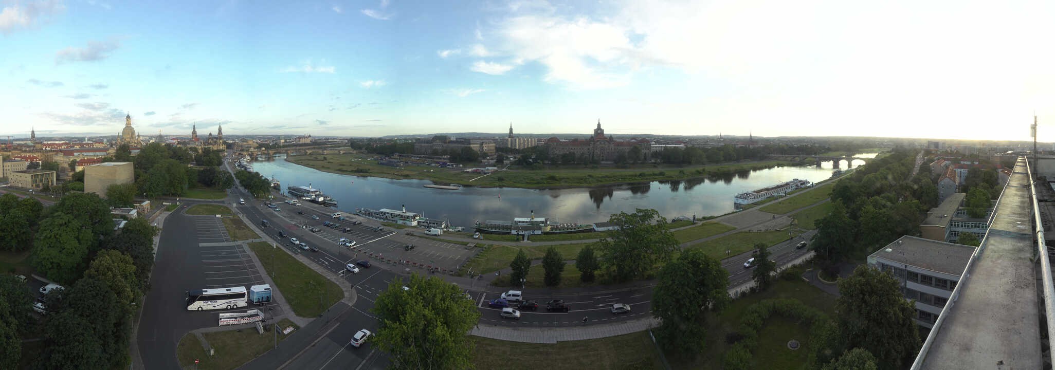 Archiv Foto Webcam Dresden - Elbpanorama
