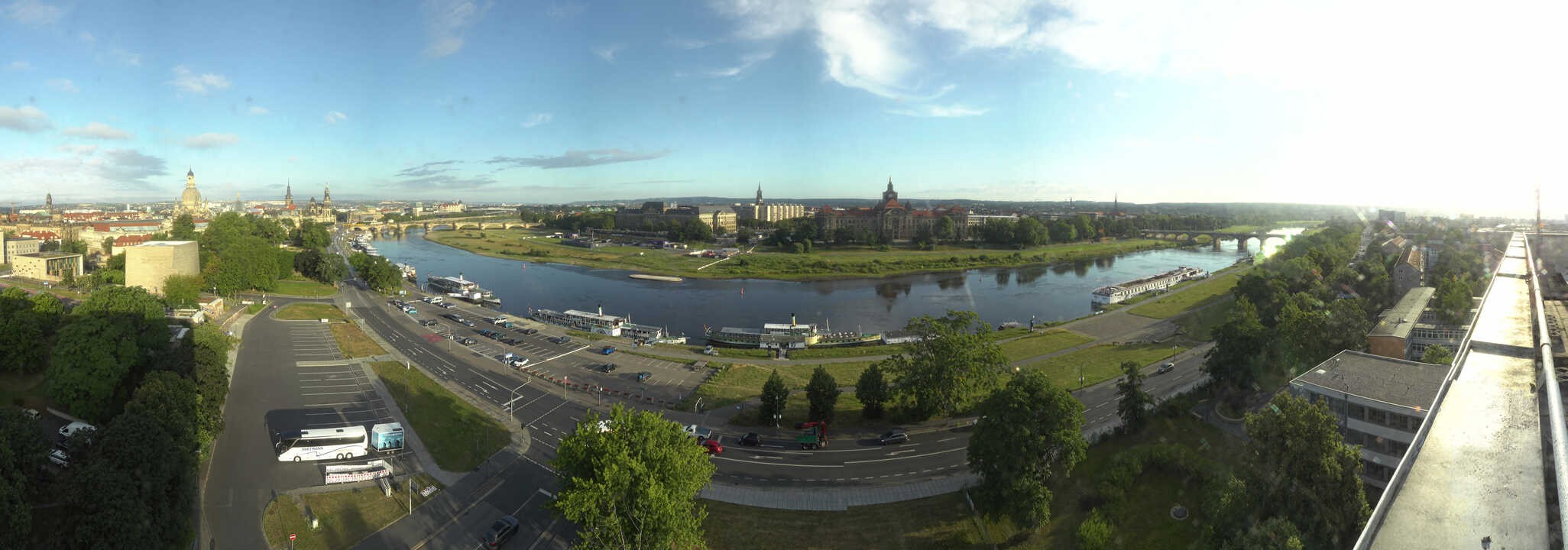 Archiv Foto Webcam Dresden - Elbpanorama