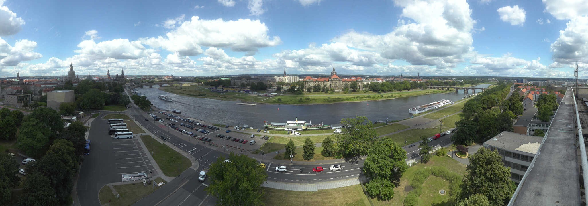 Archiv Foto Webcam Dresden - Elbpanorama