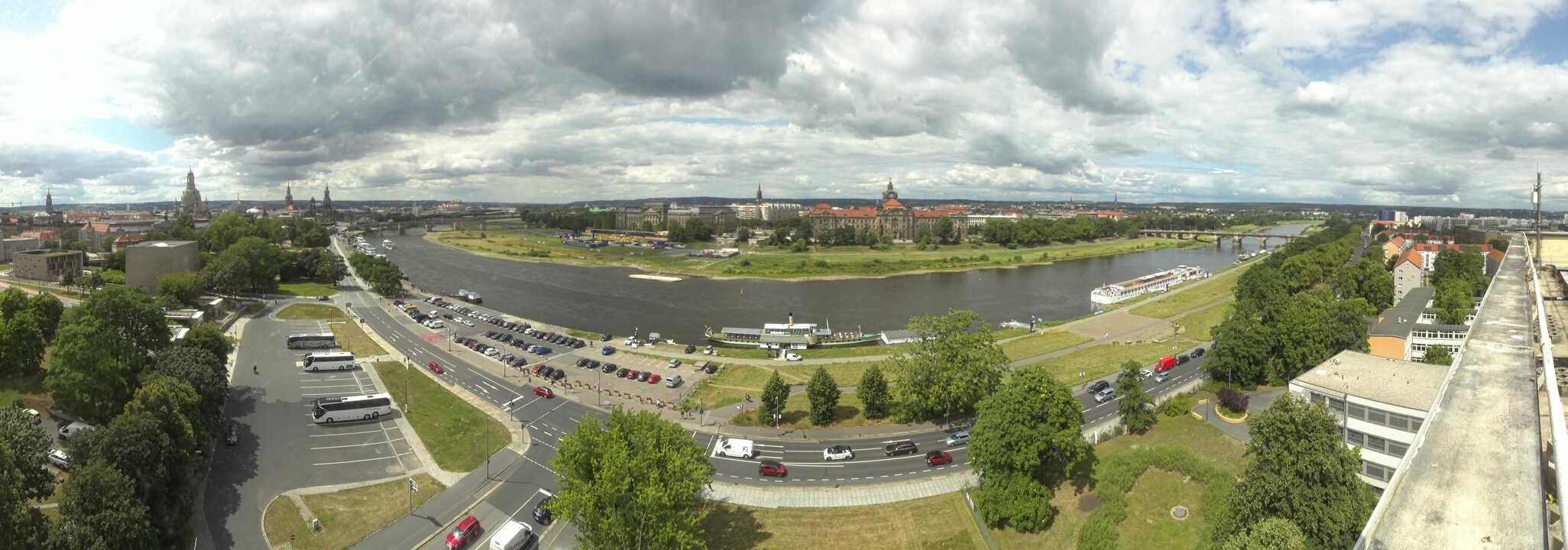 Archiv Foto Webcam Dresden - Elbpanorama