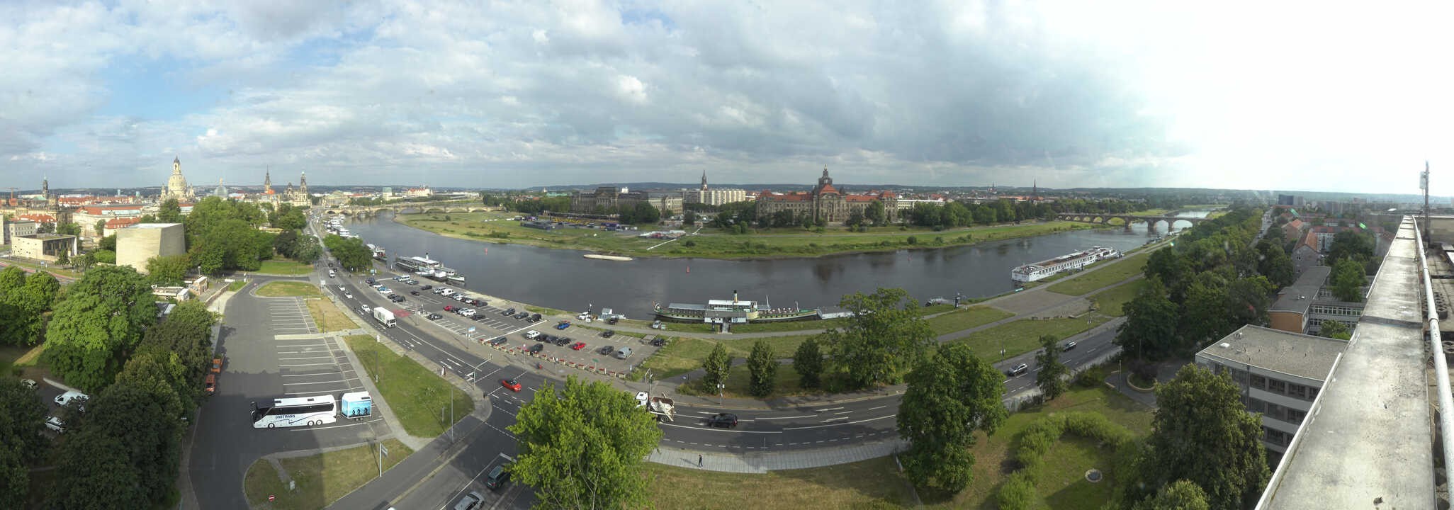Archiv Foto Webcam Dresden - Elbpanorama
