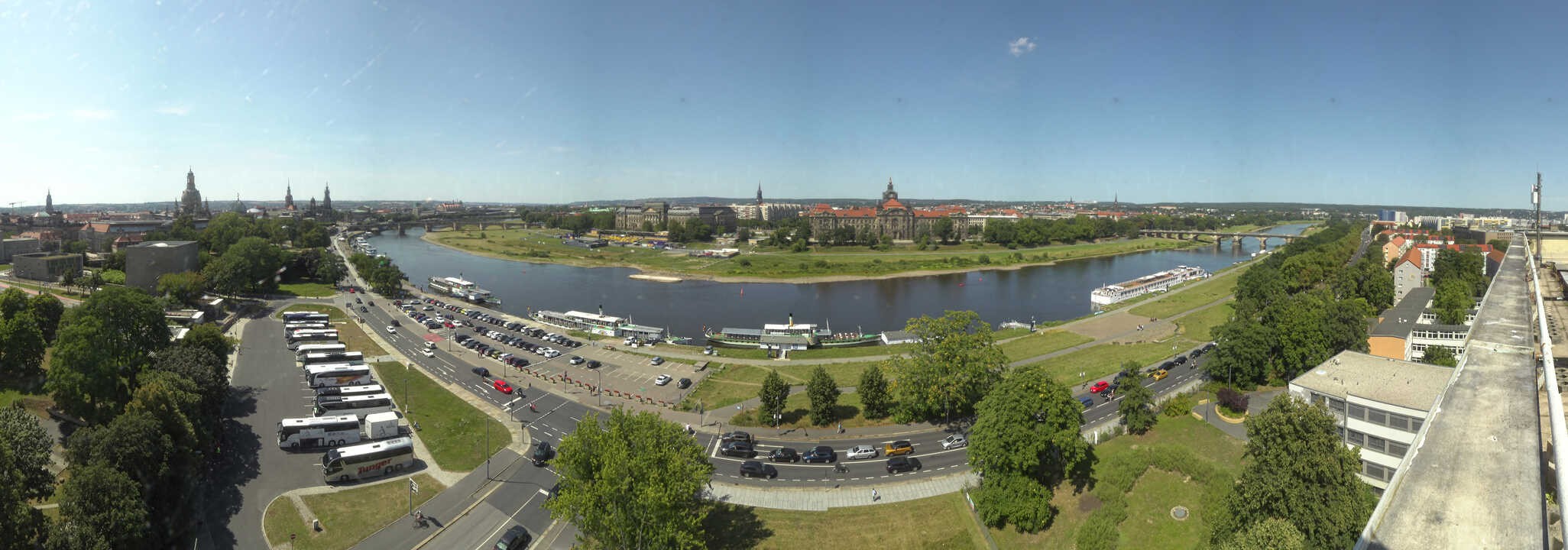 Archiv Foto Webcam Dresden - Elbpanorama