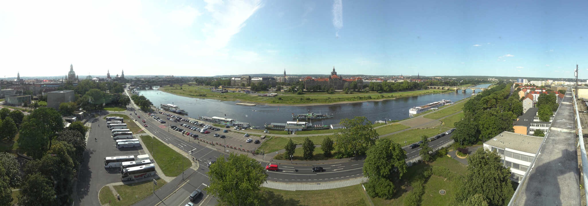 Archiv Foto Webcam Dresden - Elbpanorama