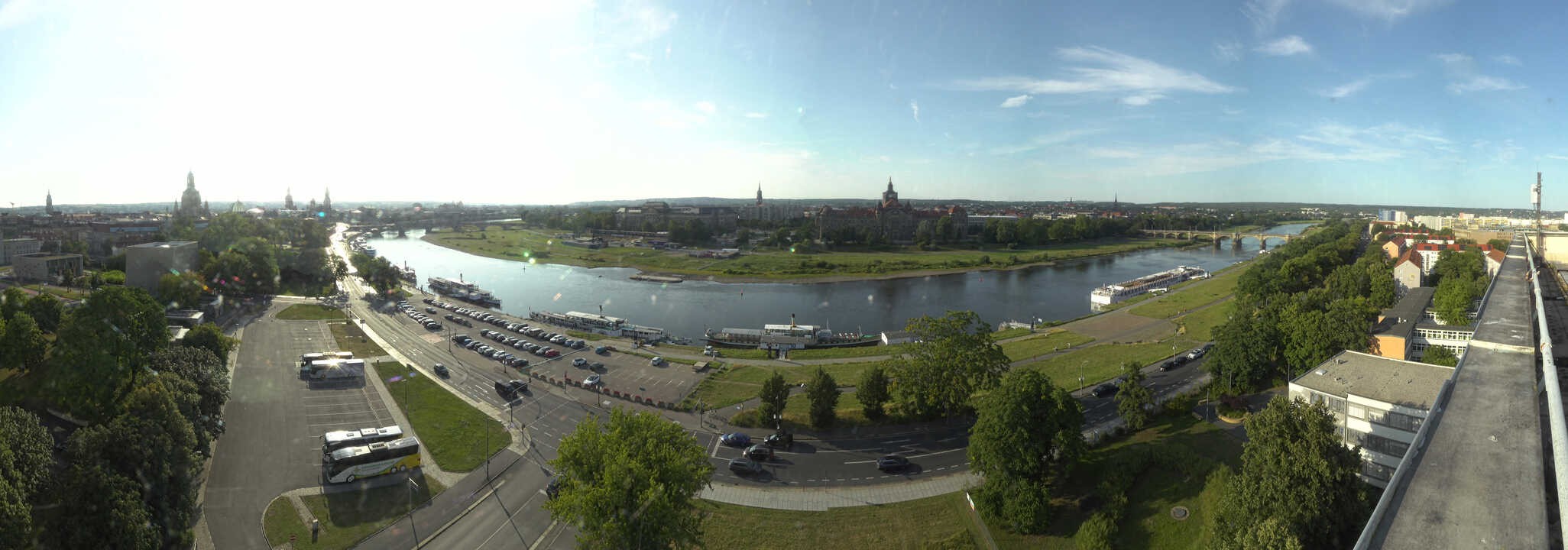 Archiv Foto Webcam Dresden - Elbpanorama