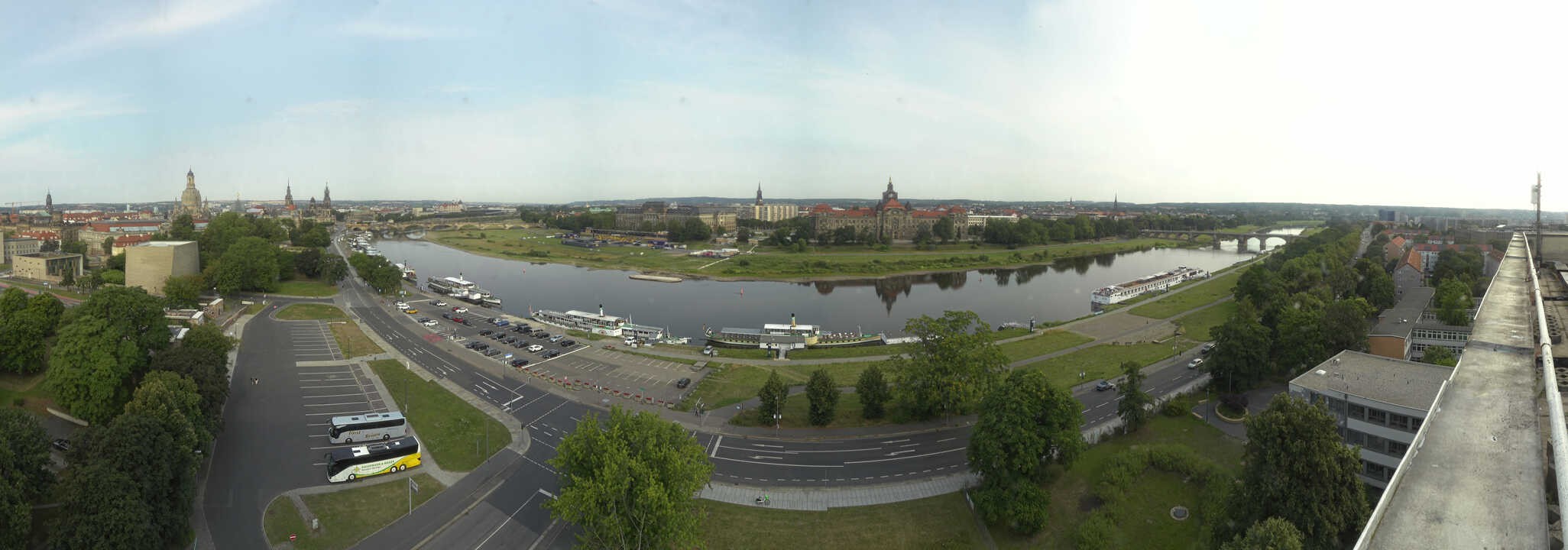 Archiv Foto Webcam Dresden - Elbpanorama