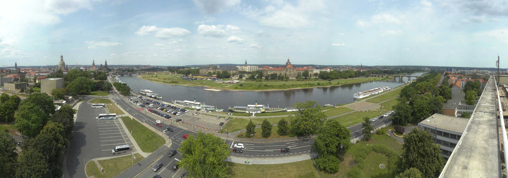 Archiv Foto Webcam Dresden - Elbpanorama