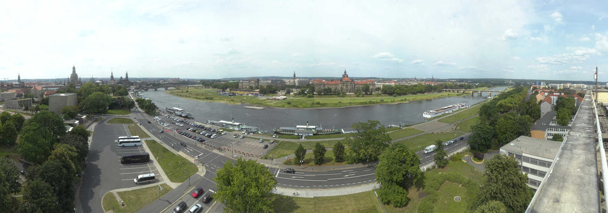 Archiv Foto Webcam Dresden - Elbpanorama