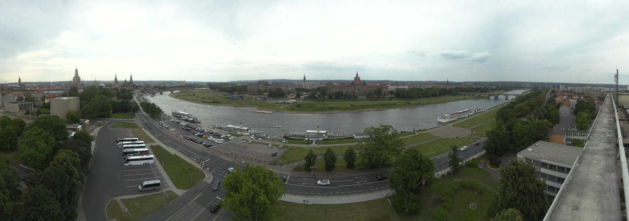Archiv Foto Webcam Dresden - Elbpanorama