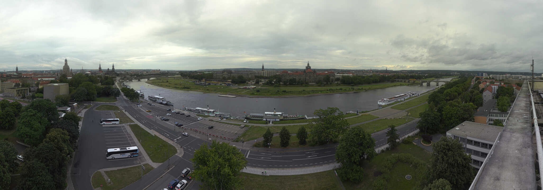 Archiv Foto Webcam Dresden - Elbpanorama