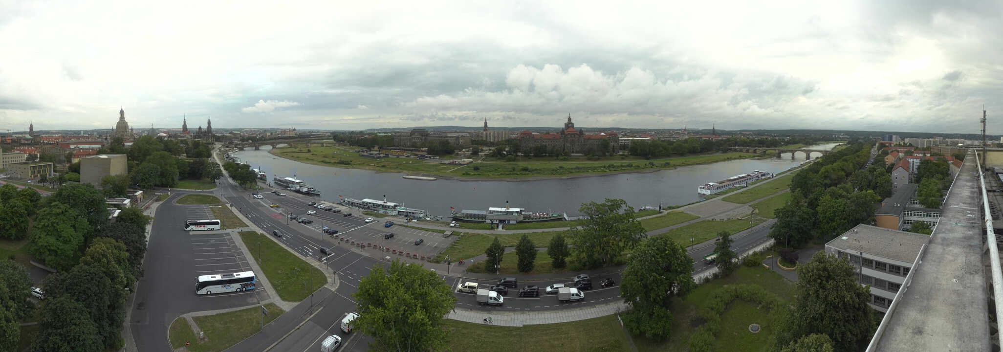 Archiv Foto Webcam Dresden - Elbpanorama